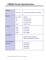 Preview for 8 page of Tru-Weld TW6922 Operation Manual