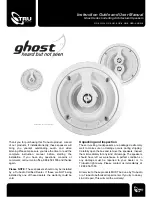 Предварительный просмотр 1 страницы TruAudio Ghost GP-4 Instructions Manual And User Manual