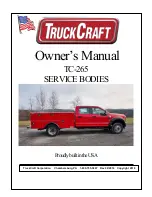 Preview for 1 page of TruckCraft TC-265 Owner'S Manual