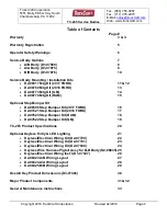 Preview for 2 page of TruckCraft TC-265 Owner'S Manual