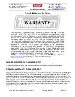 Preview for 3 page of TruckCraft TC-265 Owner'S Manual