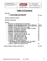 Preview for 2 page of TruckCraft TC-500 Owner'S Manual