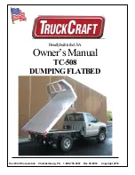 TruckCraft TC-508 Owner'S Manual preview