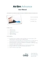 Preview for 1 page of TruCorp AirSim Advance User Manual