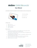 TruCorp AirSim Child Bronchi User Manual preview