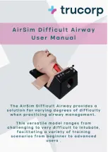 TruCorp AirSim Difficult Airway User Manual preview