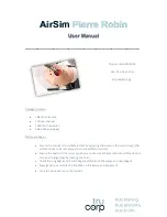 TruCorp AIRSim Pierre Robin User Manual preview