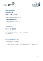 Preview for 3 page of TruCorp TruUltra TruIV Block User Manual