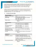 Preview for 6 page of True blue power TB17 Series Installation Manual And Operating Instructions