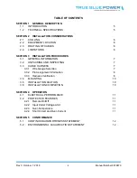 Preview for 4 page of True blue power TC230 Installation Manual And Operating Instructions