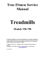 True Fitness 350 Black Service Manual preview