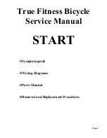 Preview for 3 page of True Fitness 500R Service Manual