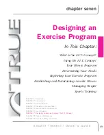 Preview for 53 page of True Fitness 550ZTX Owner'S Manual