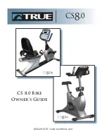 Preview for 1 page of True Fitness Commercial Series Exercise Bikes CS8.0R Owner'S Manual