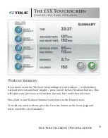 Preview for 18 page of True Fitness ESX Touchscreen Elliptical Owner'S Manual