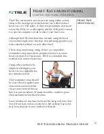 Preview for 21 page of True Fitness ESX Touchscreen Elliptical Owner'S Manual