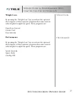 Preview for 27 page of True Fitness ESX Touchscreen Elliptical Owner'S Manual