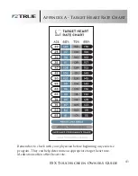 Preview for 41 page of True Fitness ESX Touchscreen Elliptical Owner'S Manual