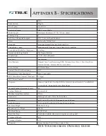 Preview for 43 page of True Fitness ESX Touchscreen Elliptical Owner'S Manual