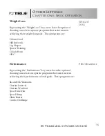 Preview for 15 page of True Fitness Excel ES 7.0 Owner'S Manual