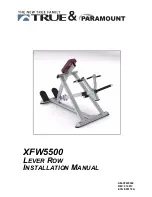 Preview for 1 page of True Fitness FS-100 Installation Manual