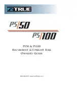 True Fitness P100 Owner'S Manual preview