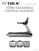 True Fitness TE900 Owner'S Manual preview