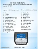 Preview for 6 page of True Fitness TREADMILL 2011 Service Manual