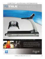 Предварительный просмотр 52 страницы True Fitness Treadmill PS800 Owner'S Manual