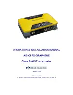 True Heading AIS CTRX GRAPHENE Operation & Installation Manual preview