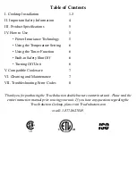 Preview for 2 page of True Induction Double Burner User Manual