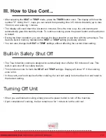Предварительный просмотр 6 страницы True Induction TI-2C PORTABLE Manual