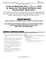 Preview for 3 page of True Manufacturing Company 922341 Installation Manual