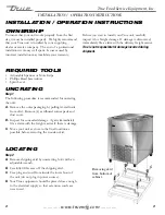 Preview for 6 page of True Manufacturing Company TMW TMW-36F Installation Manual