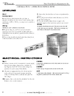 Preview for 8 page of True Manufacturing Company TMW TMW-36F Installation Manual