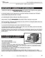 Предварительный просмотр 22 страницы True Manufacturing Company TR1RRI-1S Installation Manual