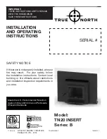 True North TN20 INSERT Installation And Operating Instructions Manual preview