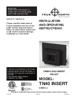 True North TN40 INSERT Installation And Operating Instruction preview