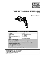 Preview for 1 page of True Value 134467 Owner'S Manual