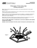 True Value Four Seasons Courtyard RXTV-2003-SET 258712 Assembly Instructions preview