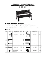 True Value IP-D8812K Assembly Instructions preview