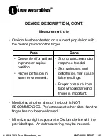 Preview for 15 page of True Wearables Oxxiom User Manual