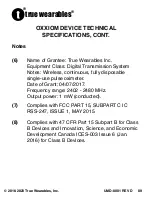 Preview for 89 page of True Wearables Oxxiom User Manual