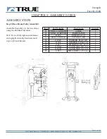 Preview for 16 page of True 16-FUS060002I Owner'S Manual