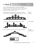 Preview for 15 page of True CS4.0 Owner'S Manual