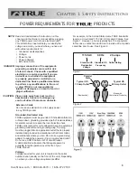 Предварительный просмотр 8 страницы True CS550 Owner'S Manual