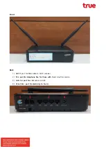 Preview for 2 page of True DASAN H660RW Manual