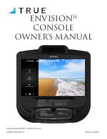 True ENVISION 16 Owner'S Manual предпросмотр