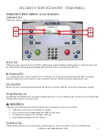 Preview for 8 page of True ESCALATE9 Manual