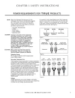 Предварительный просмотр 9 страницы True fuse XL-1000 Owner'S Manual